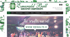 Desktop Screenshot of emeraldball.com